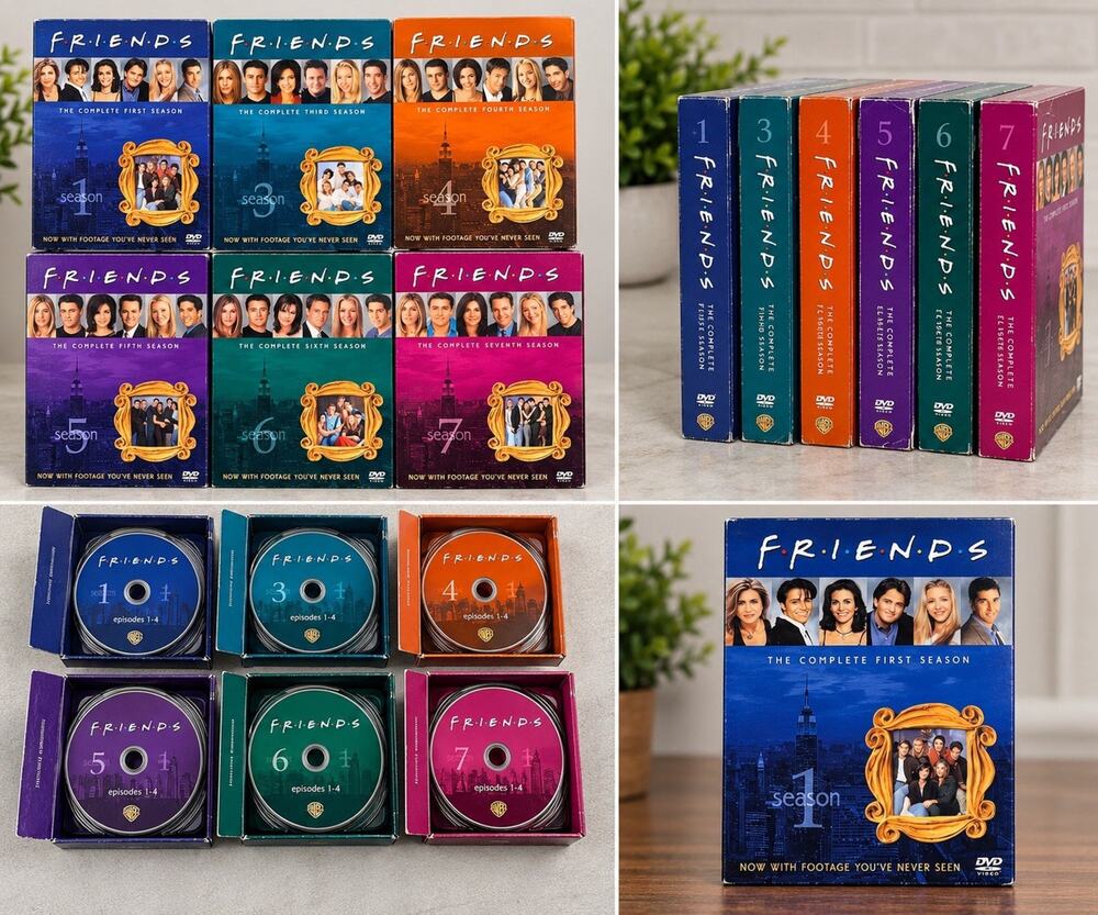 Friends DVD Lot Seasons 1 3 4 5 6 7 Complete TV Series Box Sets